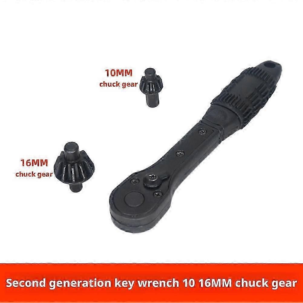 2in1 Drill Chuck Ratchet Wrench Double Head Chuck Key Replacement Tool 25-26