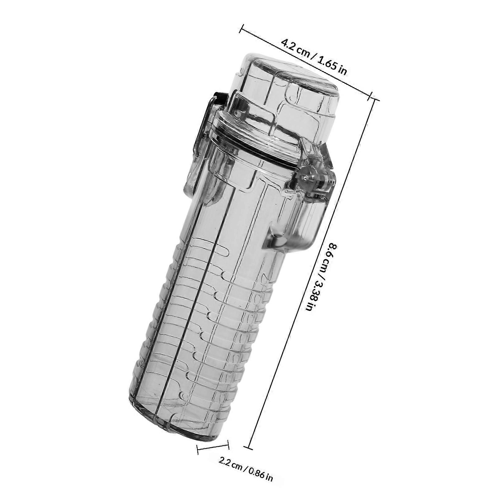 Waterproof Black Lighter Case for Survival Use with Protective Seal
