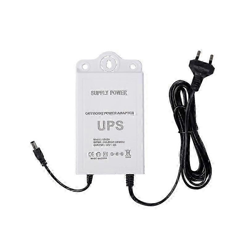 Mini UPS Battery Backup (12V 2A)  UPS Power Supply for Router, Modem & IP Camera