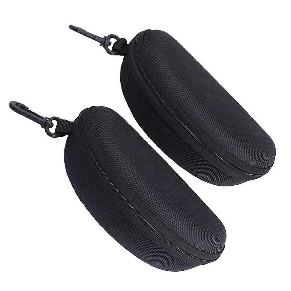 Durable Sunglasses Case Eyeglasses Storage Pouch for 2Pcs Use
