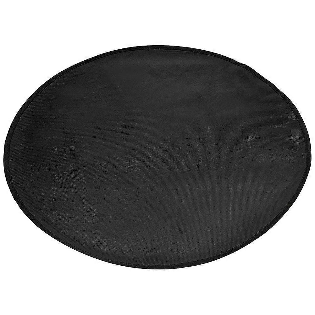 Fire Pit Ground Protector Fire Pit Mat Outdoor Insulation Mat Heat Resistant 76x76cm 1Set