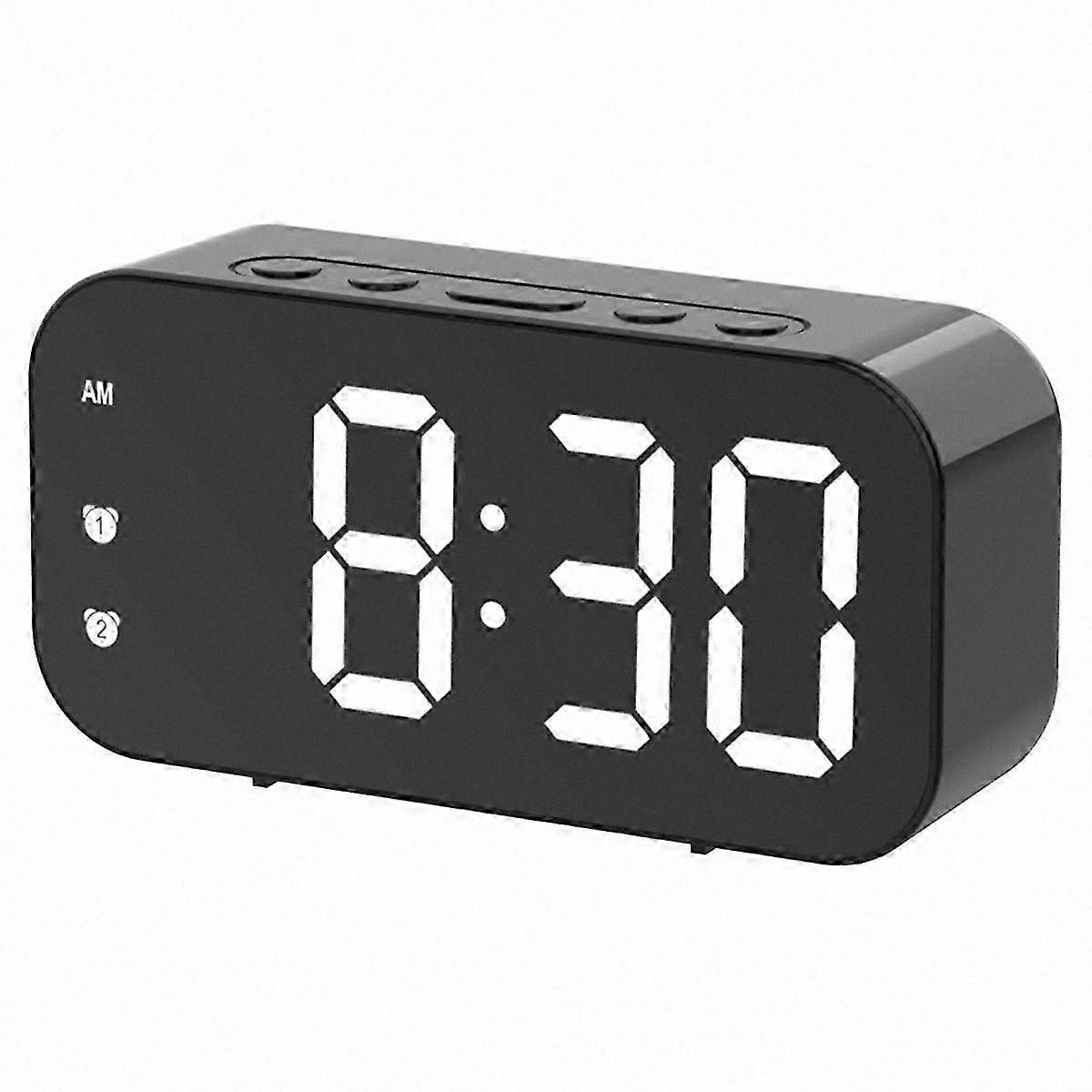Dimmable Digital Alarm Clock for Bedroom, Plug-in Clock