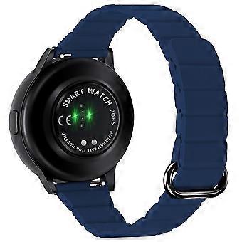 Cinturino magnetico sottile da 20 mm per Samsung Galaxy Watch7/6/5 44 mm 40 mm/5 Pro 45 mm in microfibra e pelle
