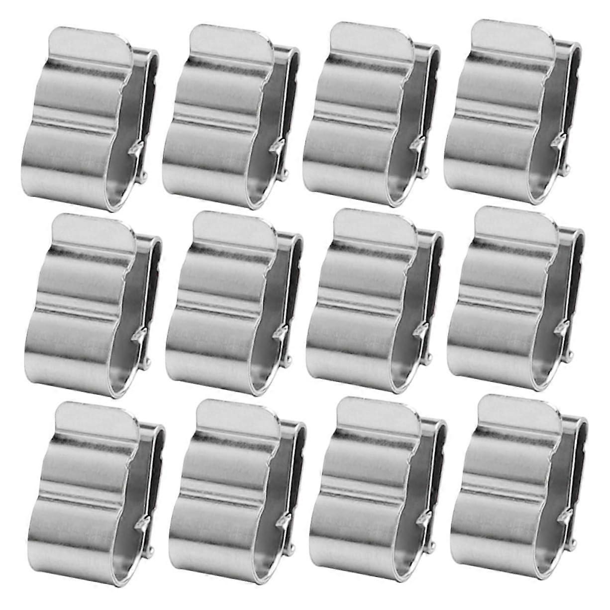 50 Pcs Stainless Steel Solar Panel Cable Clips AntiRust Wire Clamps for Easy Tool Installation