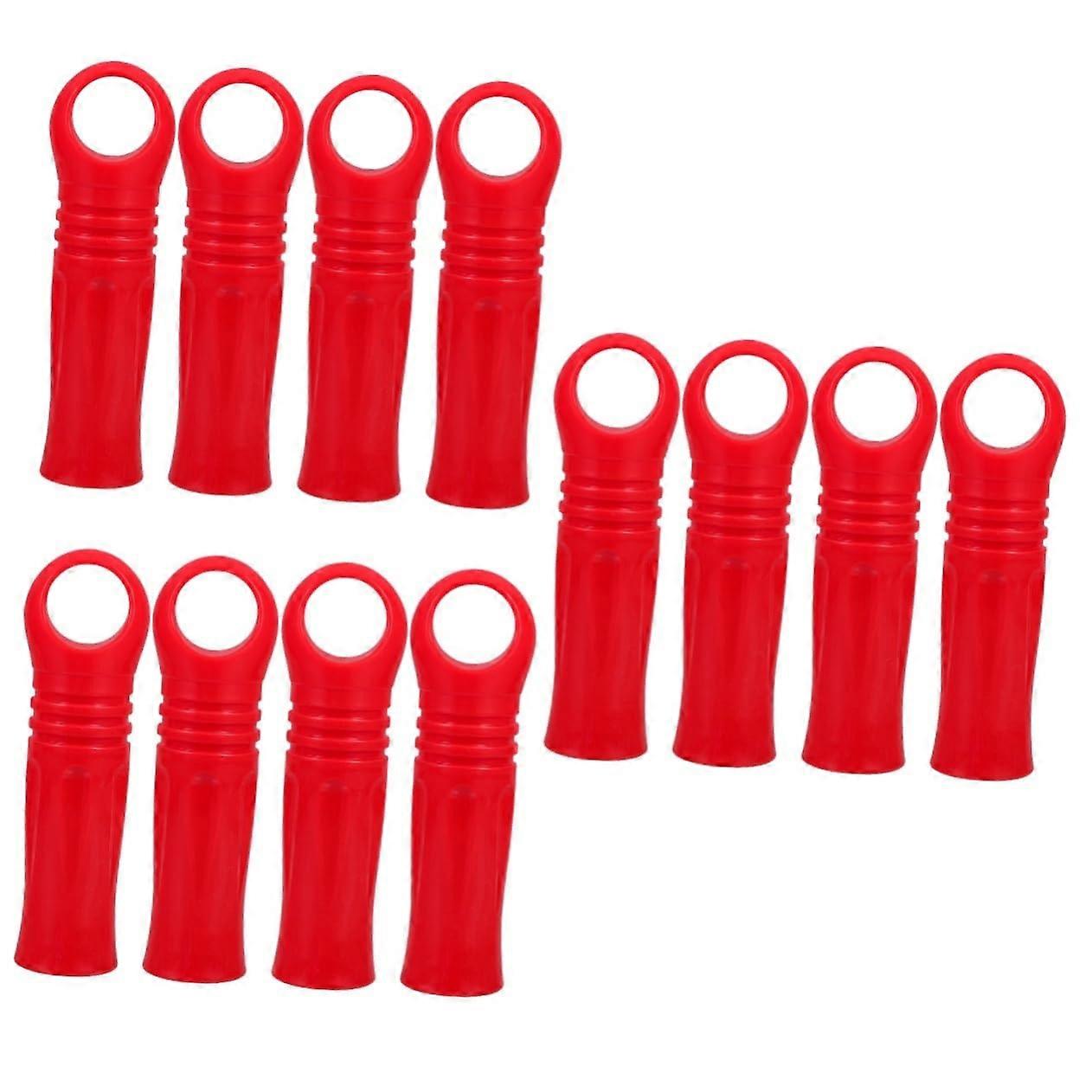 12pcs Ergonomic Mop Handle Grip and Replacement End Cap for Cedar Mop for Dustpan Pole