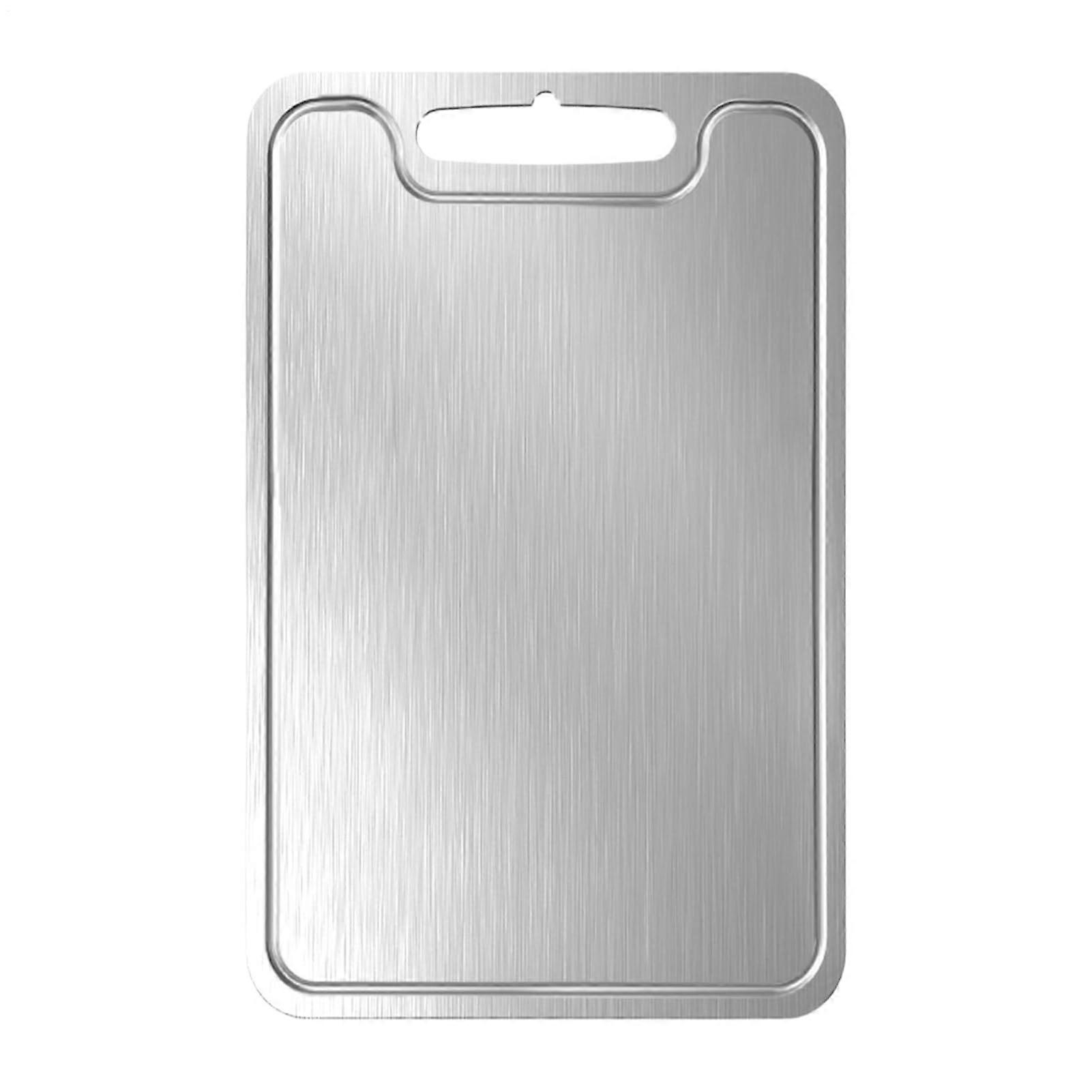 Titanium Cutting Board NonStick DualSided ScratchResistant AntiSlip Kitchen Food Prep Board