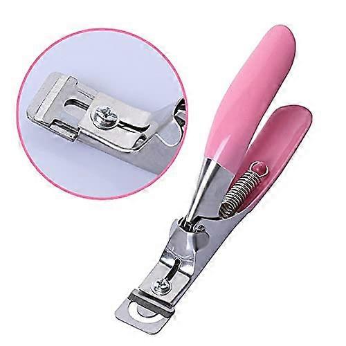 False Nail Clippers Acrylic Nail Cutter with Precise UShaped Cutting and Ergonomic Spring Grip