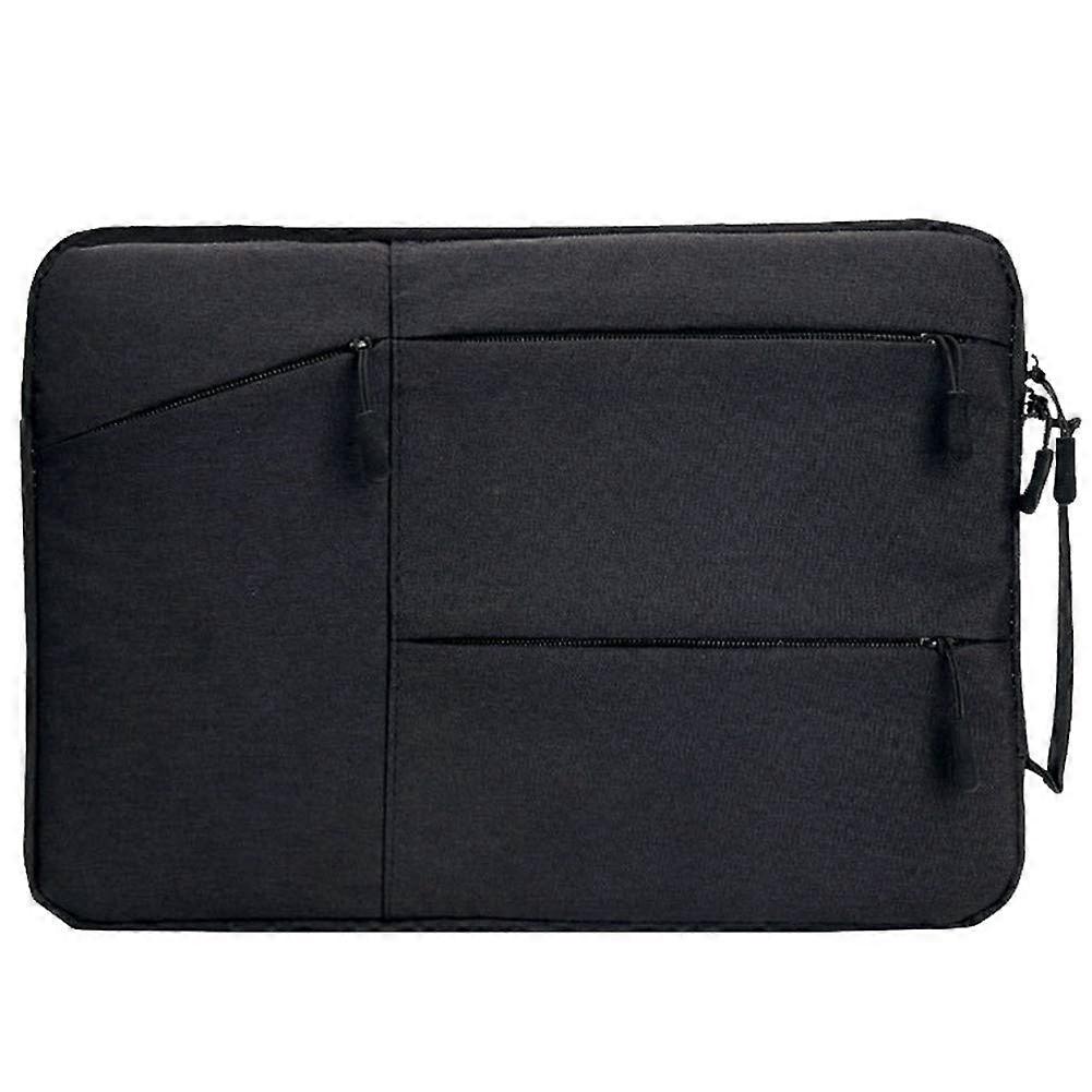 14 Inch Laptop Sleeve Shockproof WaterResistant Bag with MultiPocket Storage, Black