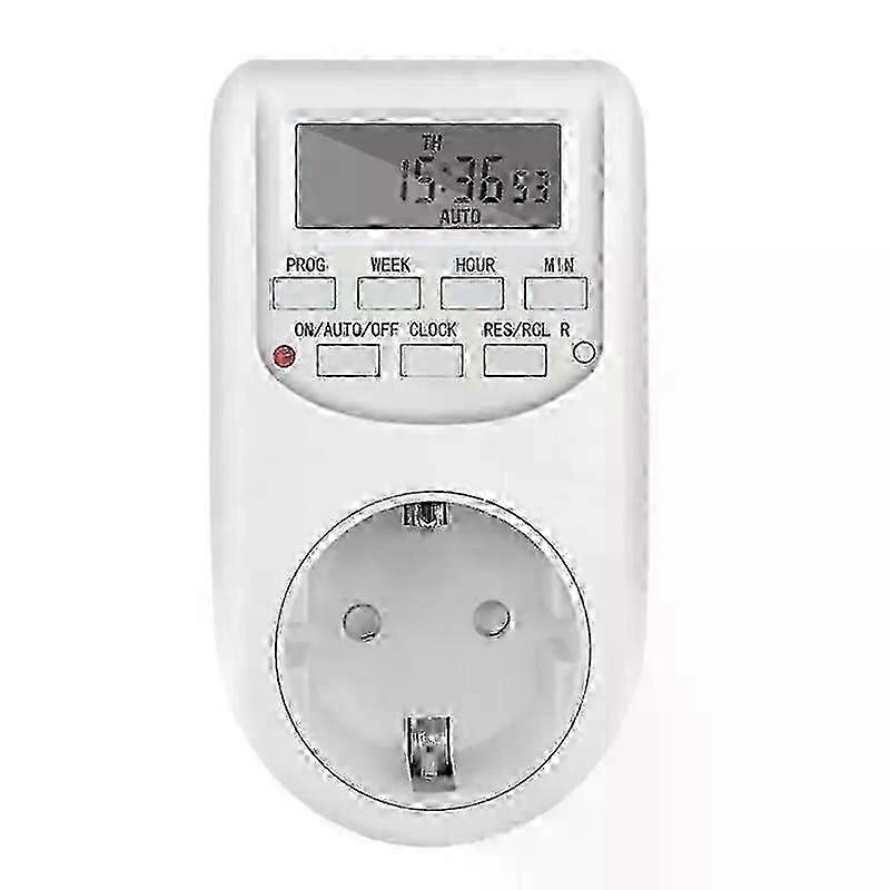 Kitchen Timer Outlet Week Hour Timing Socket EU Plug 220V 50HZ 10A Timer Switch AL-06G Timer Switch Energy Saving Digital