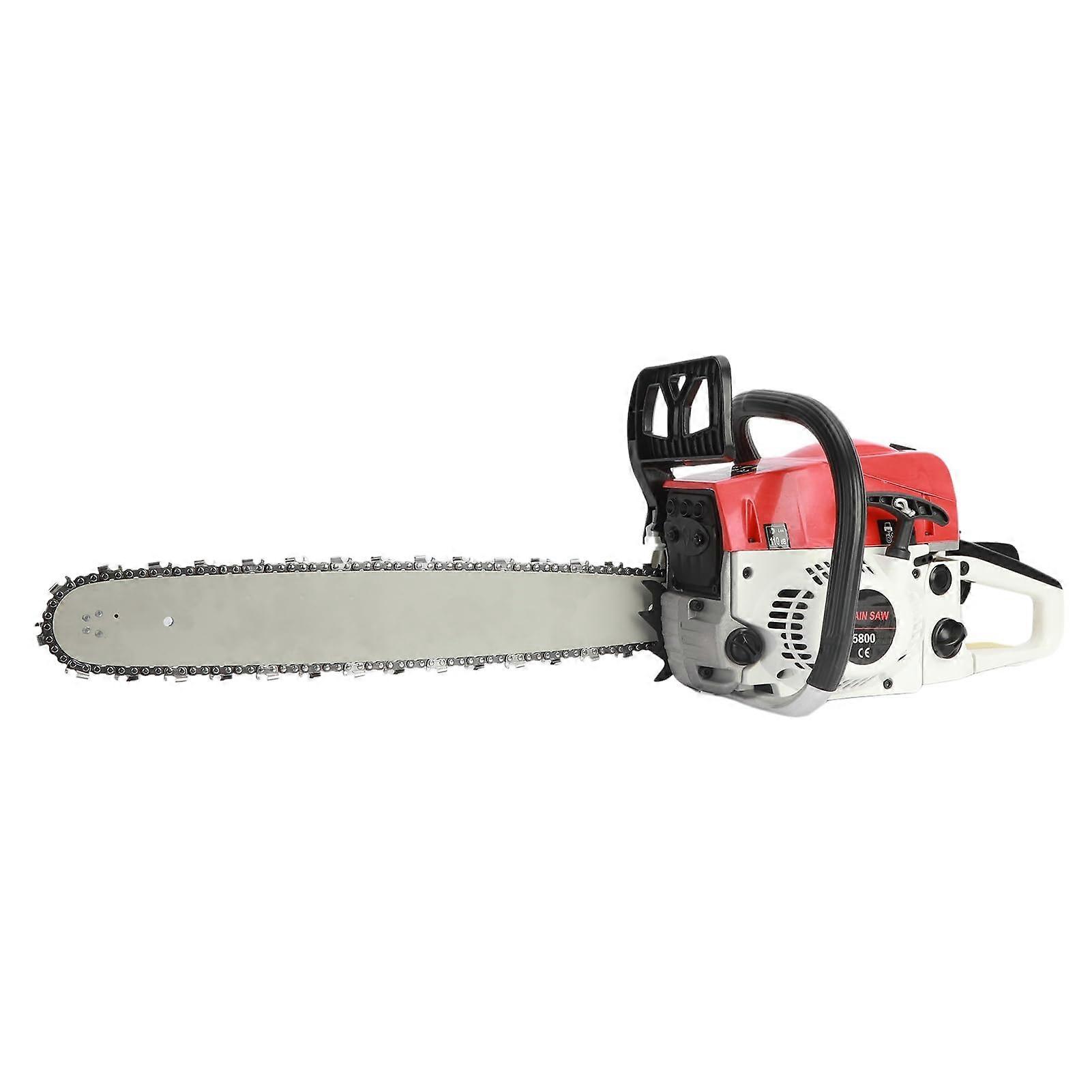 20 Inch Gas Chainsaw 58cc Powerful Engine with Low Kickback and Automatic Oiler for Wood Cutting
