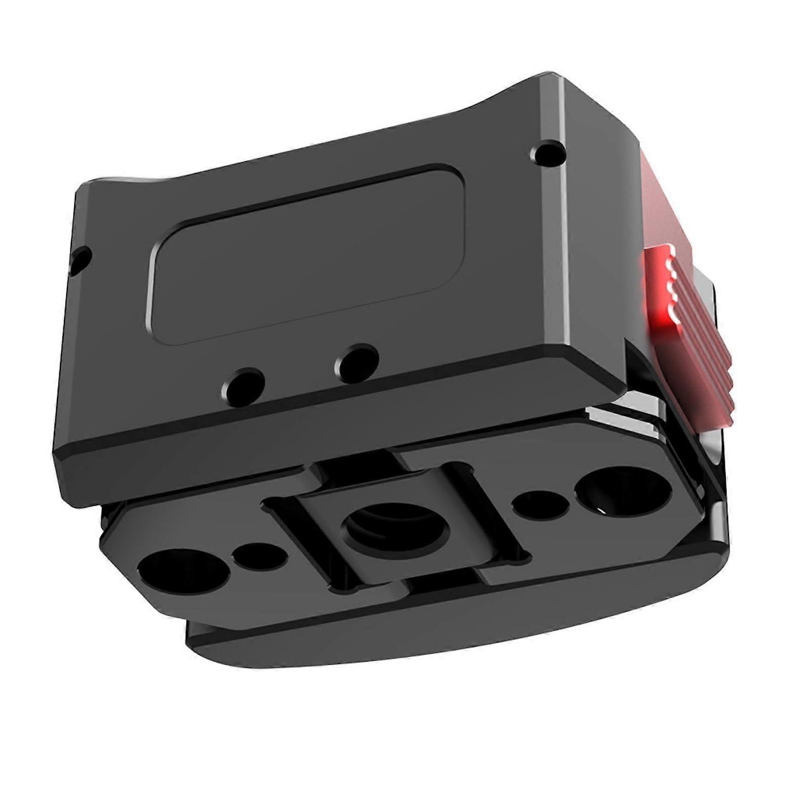 Quick Release Charging Base Tripod Adapter with Foldable Dual Lock Black for Pocket 3 Camera