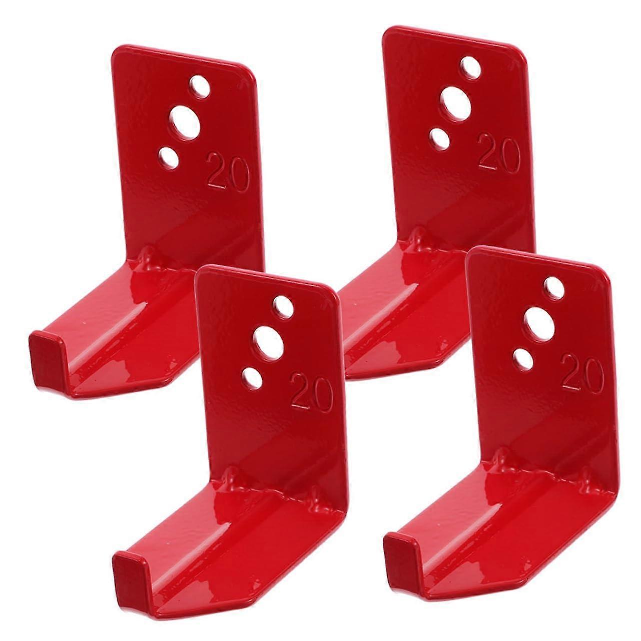 Fire Extinguisher Wall Mount Bracket 2 Set with Secure Angled Hook for Dry Chemical and Water Use