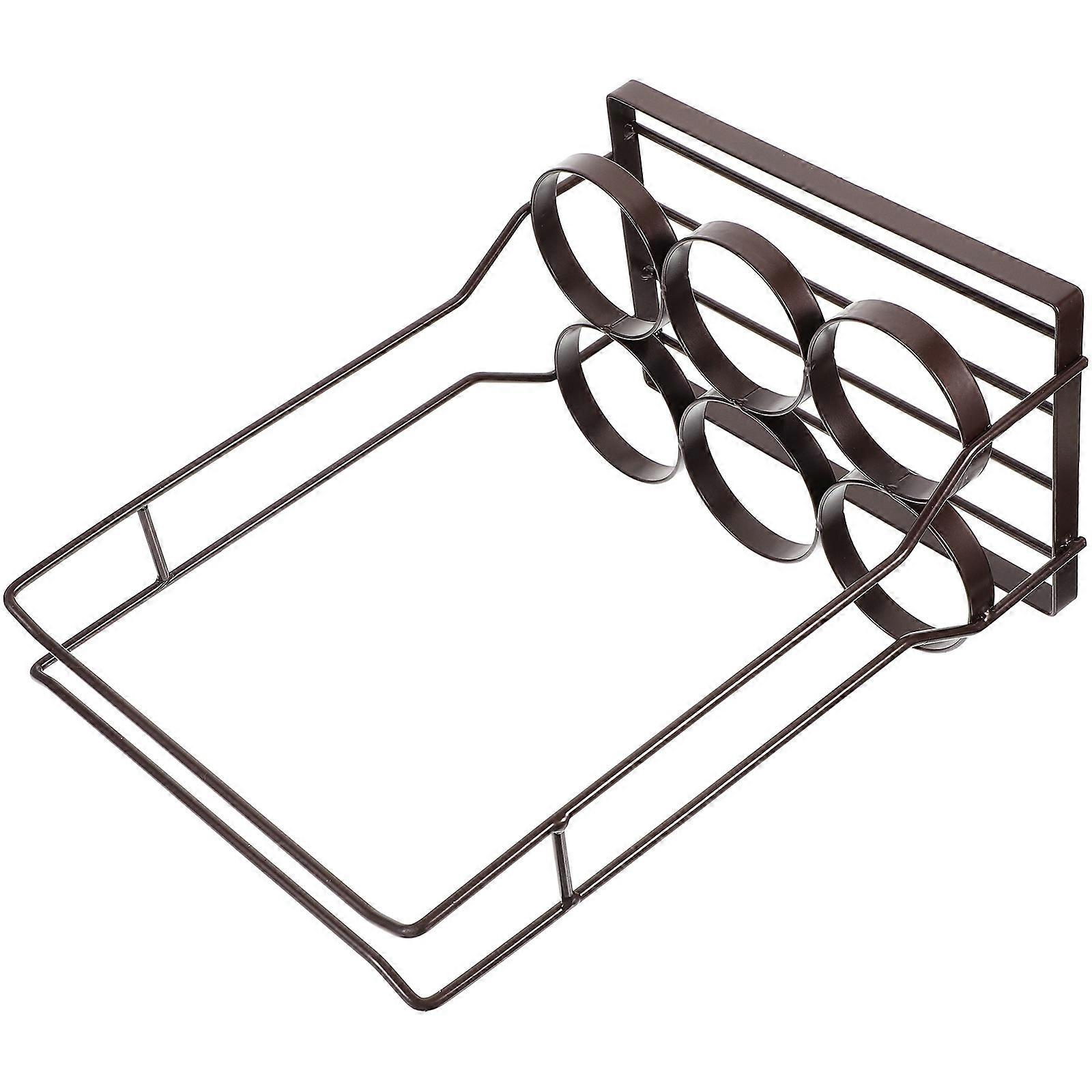Wine Stand Iron Wine Rack Holder for Storage Use 1Pcs