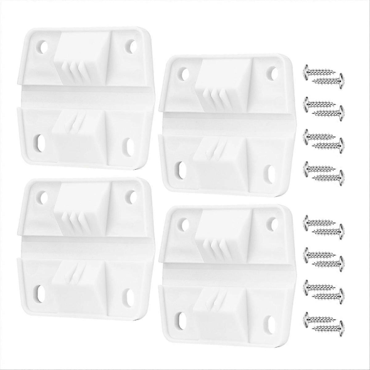 4 Pack Cooler Plastic Hinges, Cooler Hinges with Screws