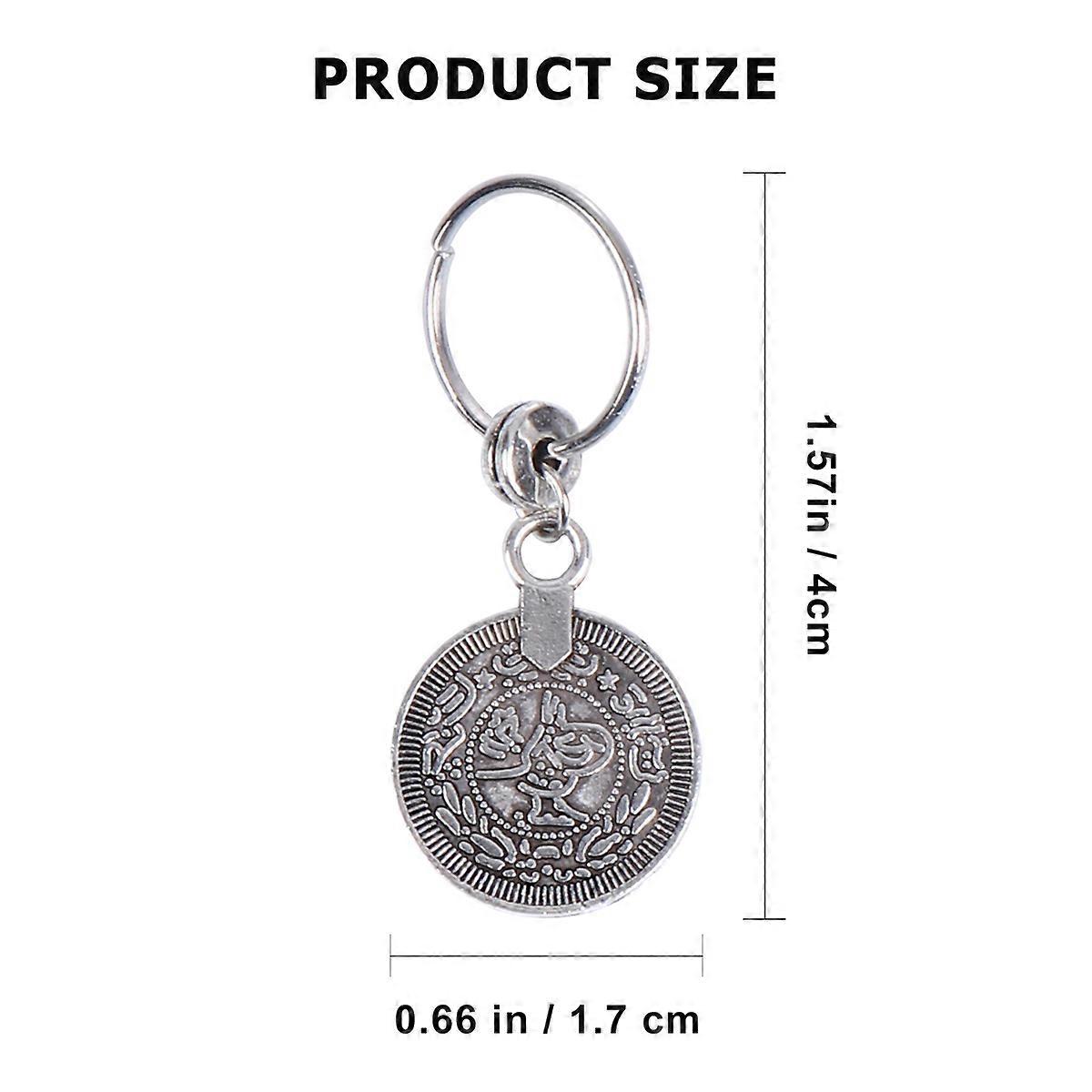 Hair Cuffs Braid Accessories Leaf Shaped Silver 4x1.7cm Braiding 40Pcs