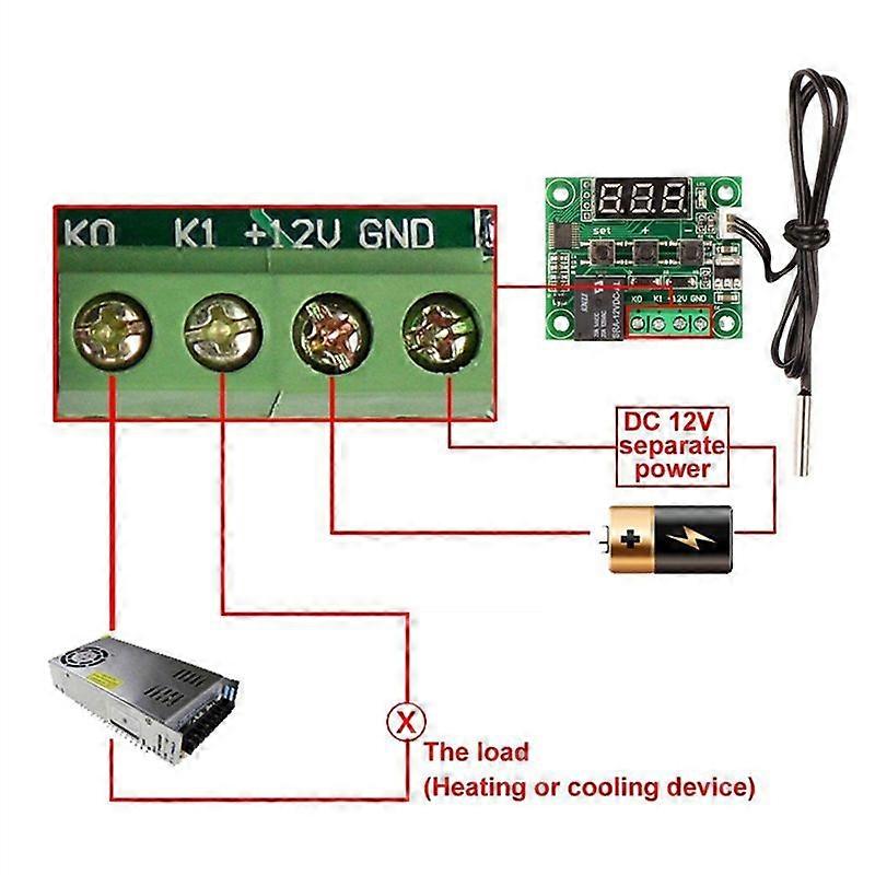 10 PCS W1209 DC 12V Temperature Control Switch Temperature Controller