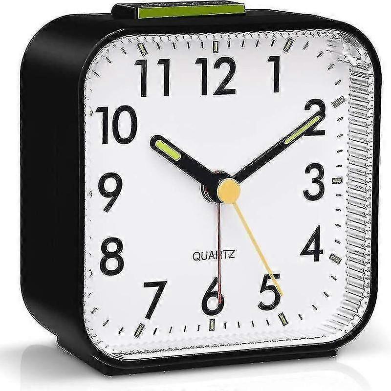 large display bedside alarm clock battery powered silent