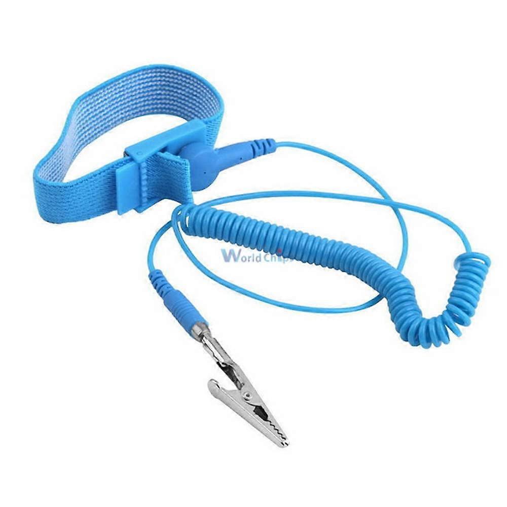 Cordless Dual Mode ESD Wrist Strap with Grounding Cable for Electronics and PCB Assembly