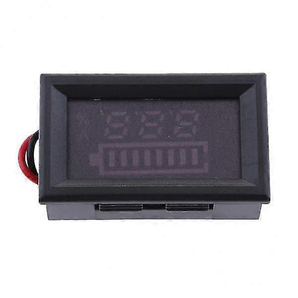 4x12V LED Indicator Battery Capacity Tester Voltmeter for Motor Modification