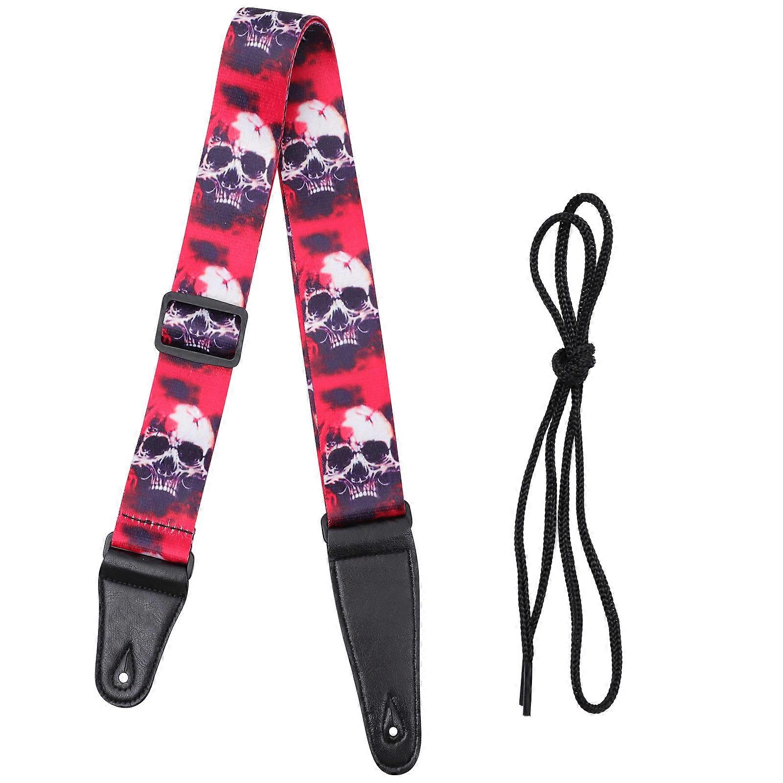 Pet Material Guitar Strap with Ends 7Pcs Classical Set