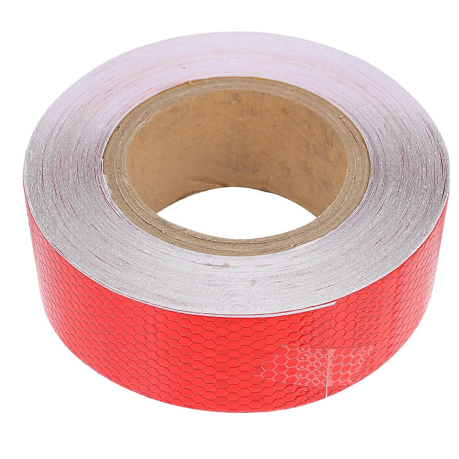 Safety Reflective Tape for Warning Use with Hexagonal Honeycomb Pattern