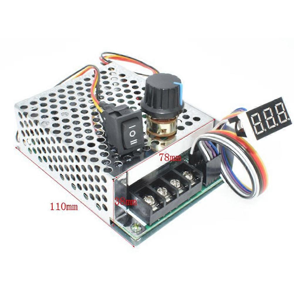 Brushed Controller Pwm Motor Driver Board for Machine Use Silver
