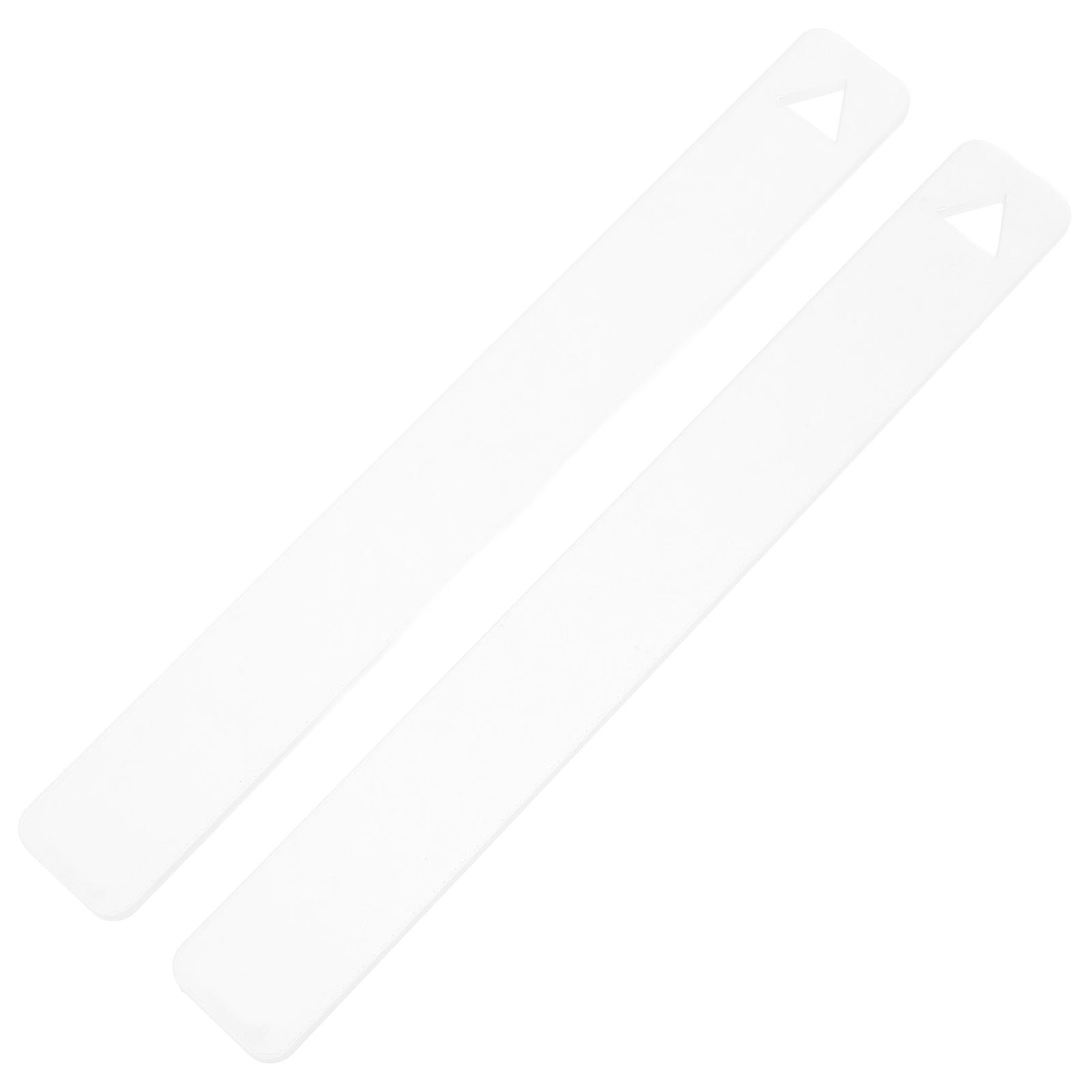 Polymer Clay Thickness Leveling Ruler for Precise Control 1Pair Acrylic