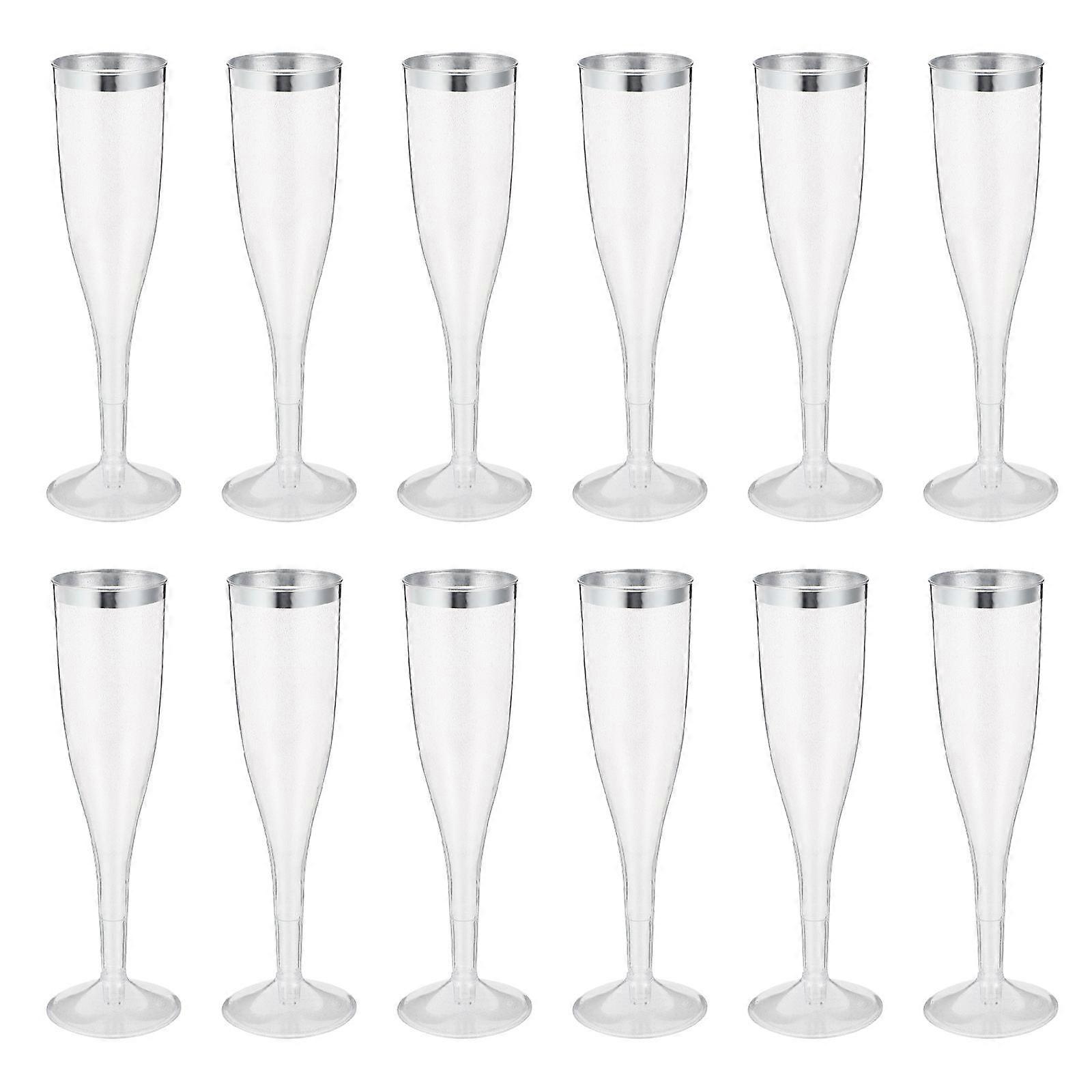 Wine Cups Goblets for Celebrations 12Pcs Disposable