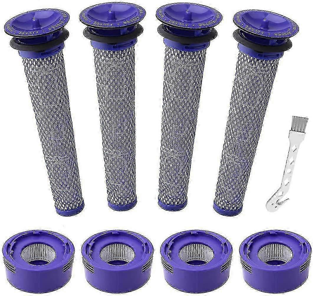 8 Pack Vacuum Cleaner Filter Replacement Kit Compatible With Dyson V7, V8