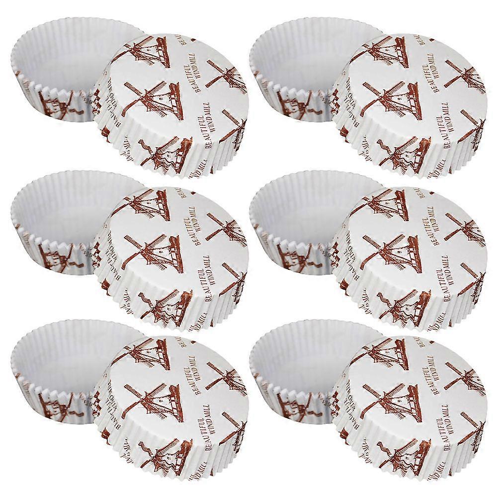 300st muffinsfoder papper muffinspapper runda bakplåtspappershållare