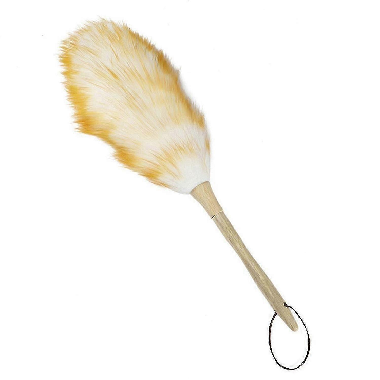 Lambswool Dusters with Solid Wooden Handle, Flexible Head,Anti-Static