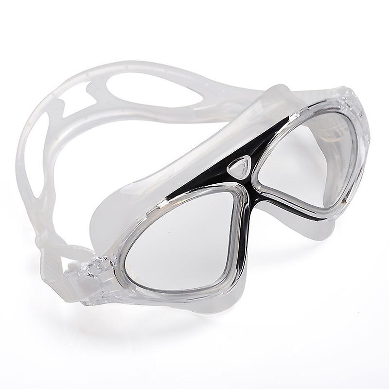 نظارات السباحة، نظارات السباحة الكبار مكافحة الضباب لا تسرب واضح الرؤية الأشعة فوق البنفسجية الحماية المضادة زلة سهلة لضبط تنورة السيليكون مريحة، Sw المهنية