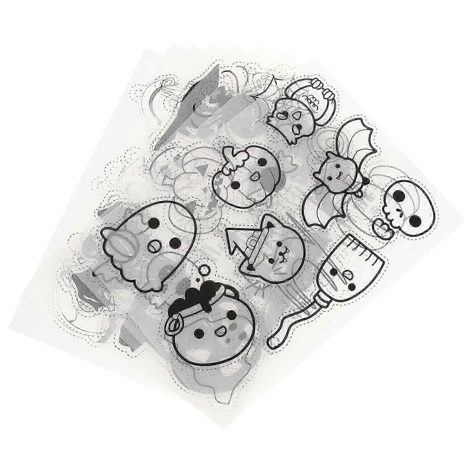 Heat Shrinkable Sheets DIY Material for DIY Craft 8 Sheets Pack
