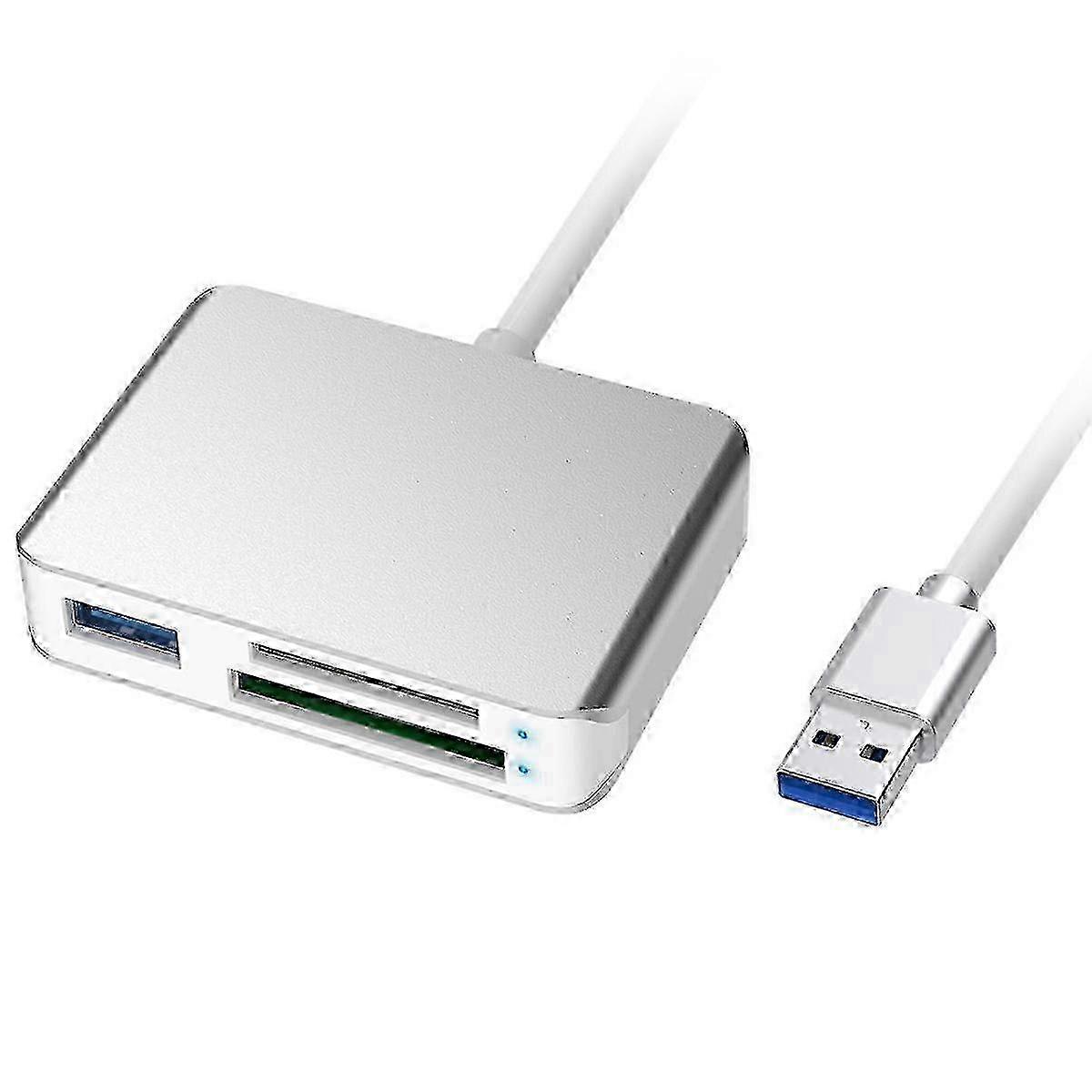 Multi-function Card Reader Memory Card Adapter USB Computer Accessory For Windows OS X And Linux.