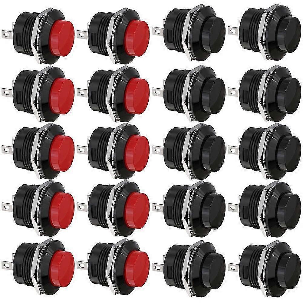 1set Instantaneous Button Switch Without Lock, Mini Button Circular Switch, R13-507 Self Resetting Switch