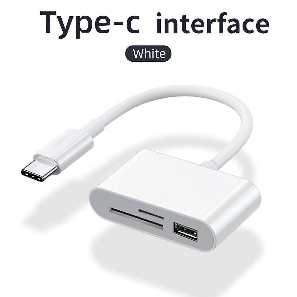 USB Card Card Reader 3 in 1, Multiple OTG Adapter, TF SD Card Reader, USB Connector, Data Transfer, Flash Disk