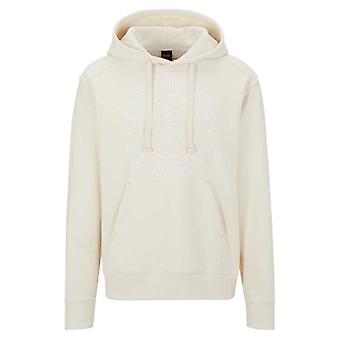 Boss Mens Graphic Raglan Athletic Hoodie