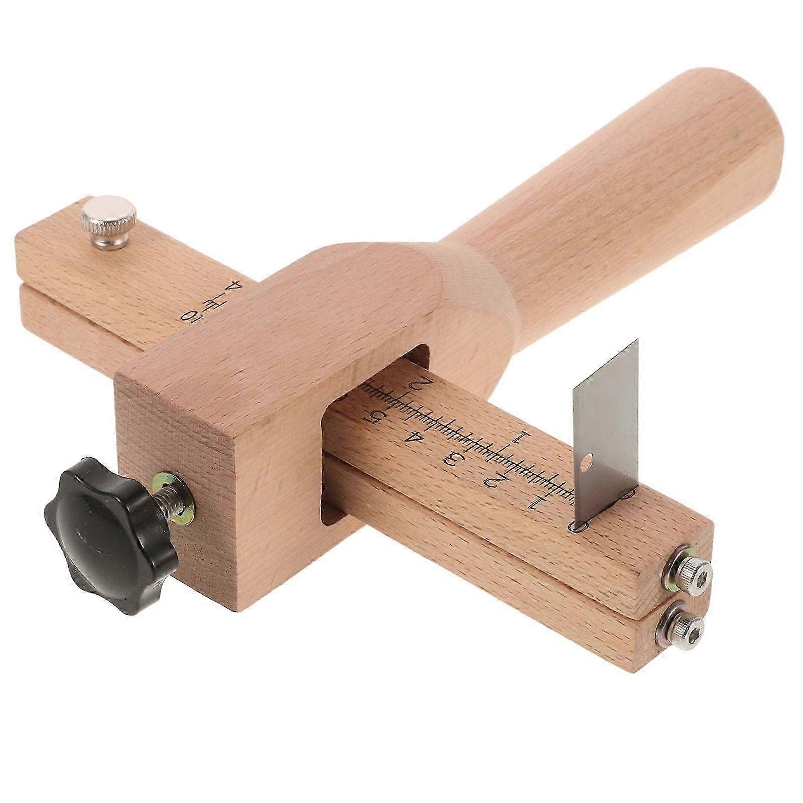 Adjustable Wood and Metal Strip Cutter, Practical Crafts Tool with Clear Scale for Cutting Straps