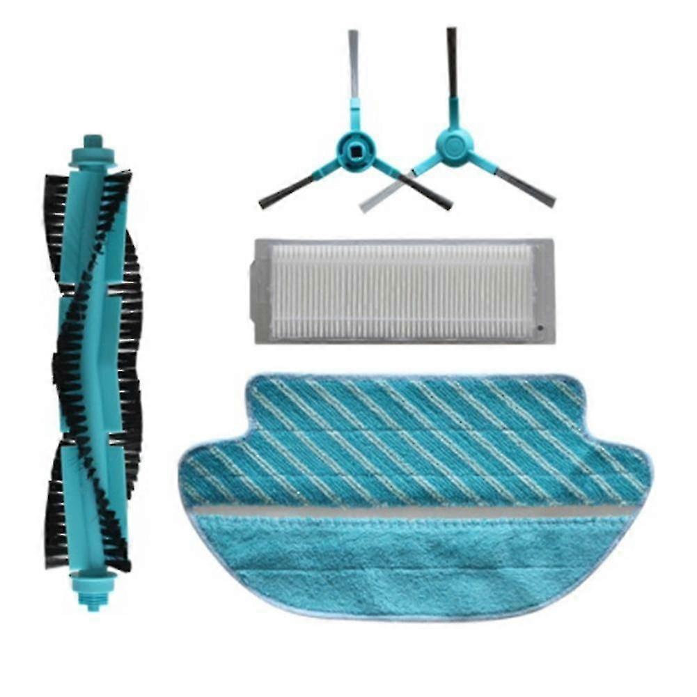 Hepa Filter Main Roller Side Brush Mop Cloth Compatible With Cecotec Conga 3490
