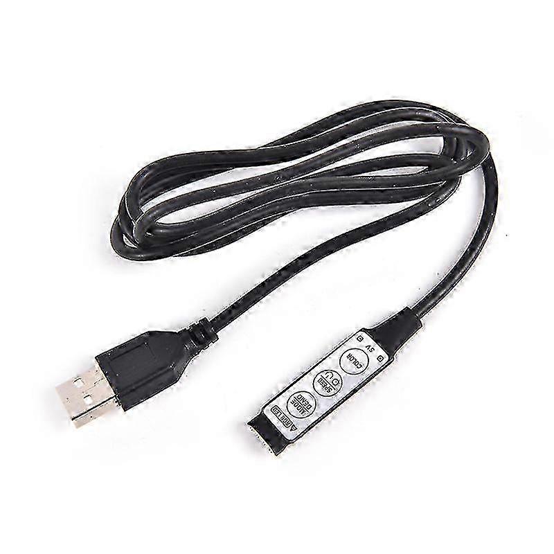 Dc 5v Usb Led Rgb Controller 3key 4pin Remote Controller For Led Strip Light