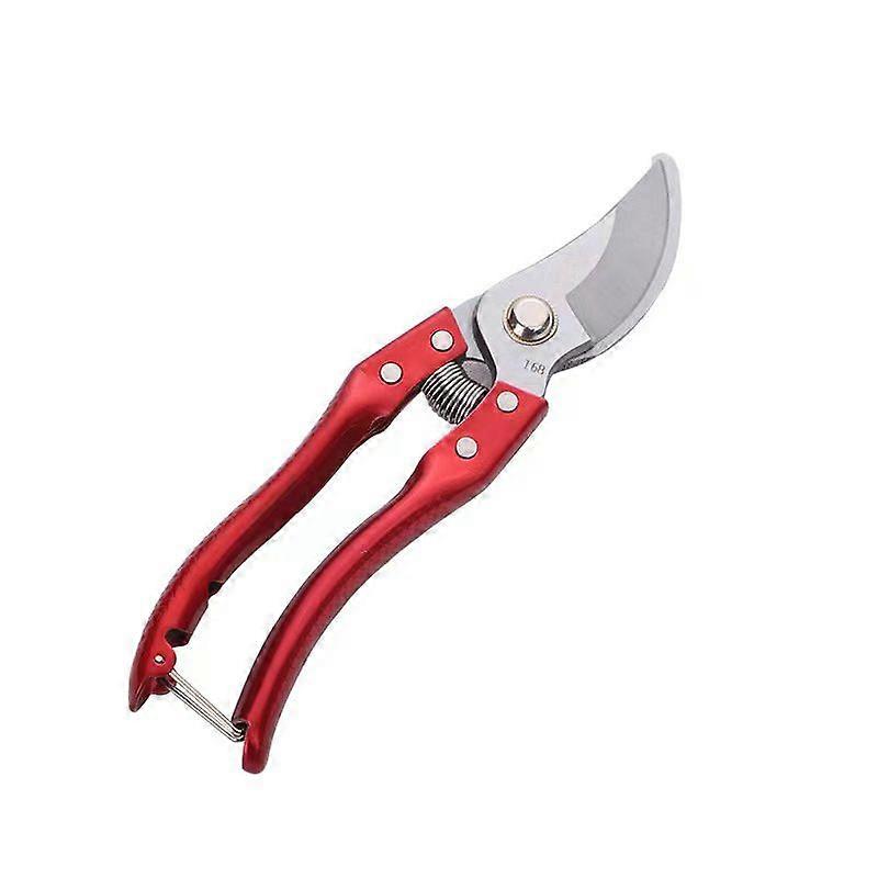 Red - Garden pruning shears - 8 inches