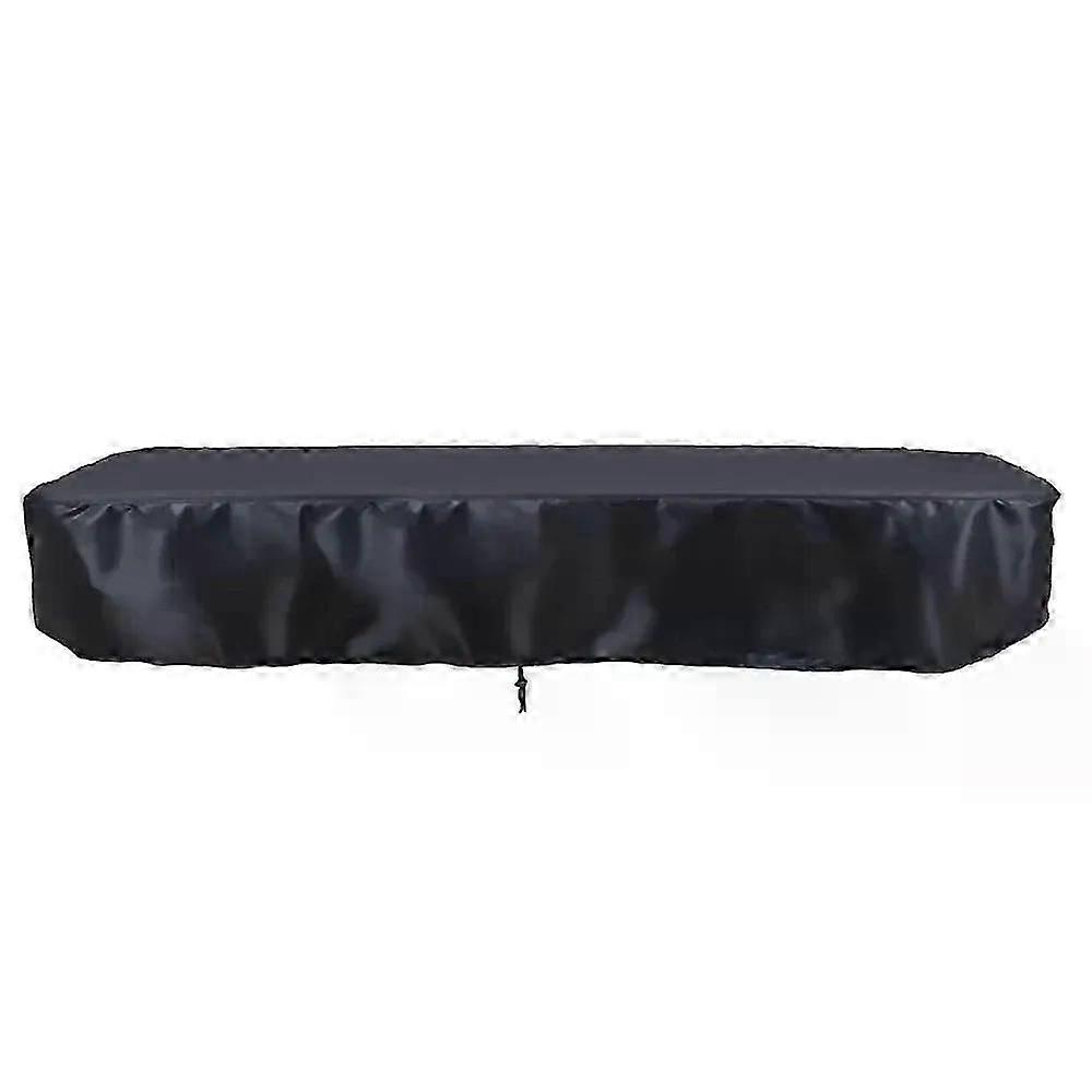 8Ft Billiard Pool Table Cover with Drawstring Durable Waterproof Table Cover for Rectangle Table Black