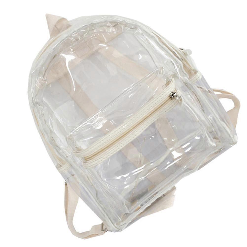 Transparent Jelly Backpack for Storage Use with Delicate Design