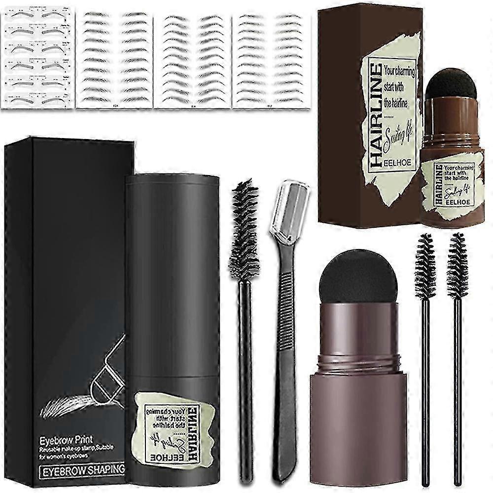 2026 Eye Brow Stamp Shaping Stencil Kit