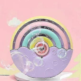 2026 Bubble Machine, Portable Automatic Bubble Blower Machine For Kids, 2000+ Bubbles Per Minute, Silent Design Rainbow Bubble Maker Machin