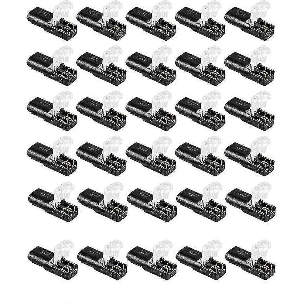 Double - Wire Plug-In Connector with Locking Buckle (30 Pack)