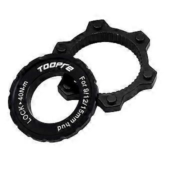 Bicycle Disc Lock Cover Middle Lock Center Lock for Road Bike Six Spike Disc to Center Lock Convers