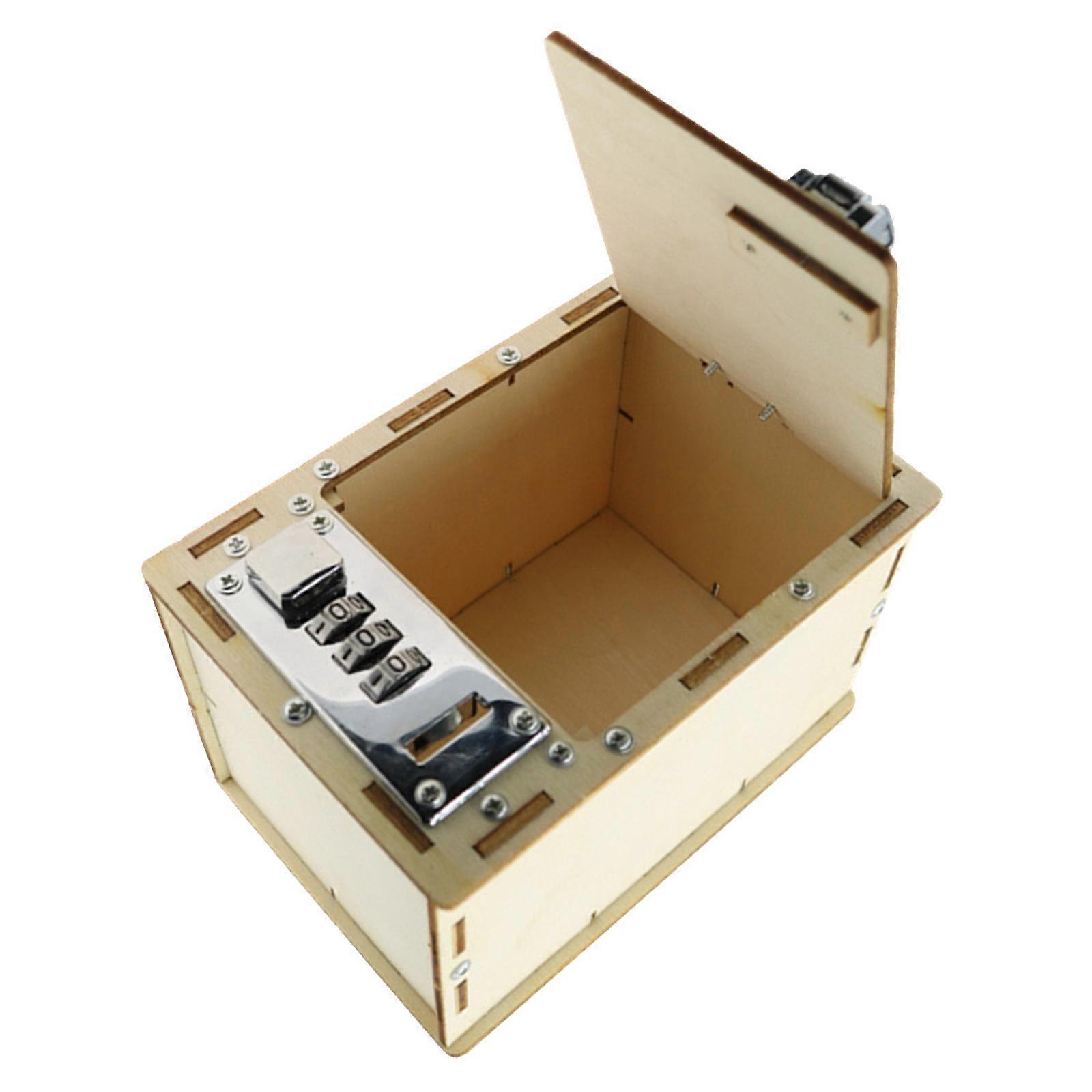 1 Set Password Box Toy Lockbox DIY Making Material Lockbox Making Tool