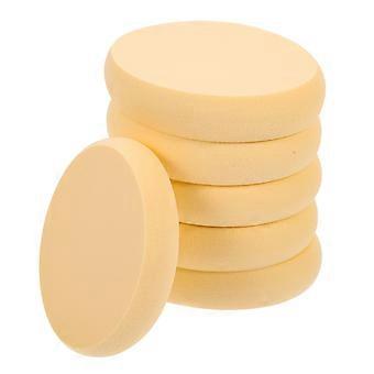 6 pezzi di miscelazione spugna fard puff trucco frullatore trucco polvere tampone rotondo trucco spugne cosmetici cuscino d'aria