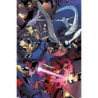 Marvel Comics The X-Men Classic Group Fighting Puzzle CYQL-1042